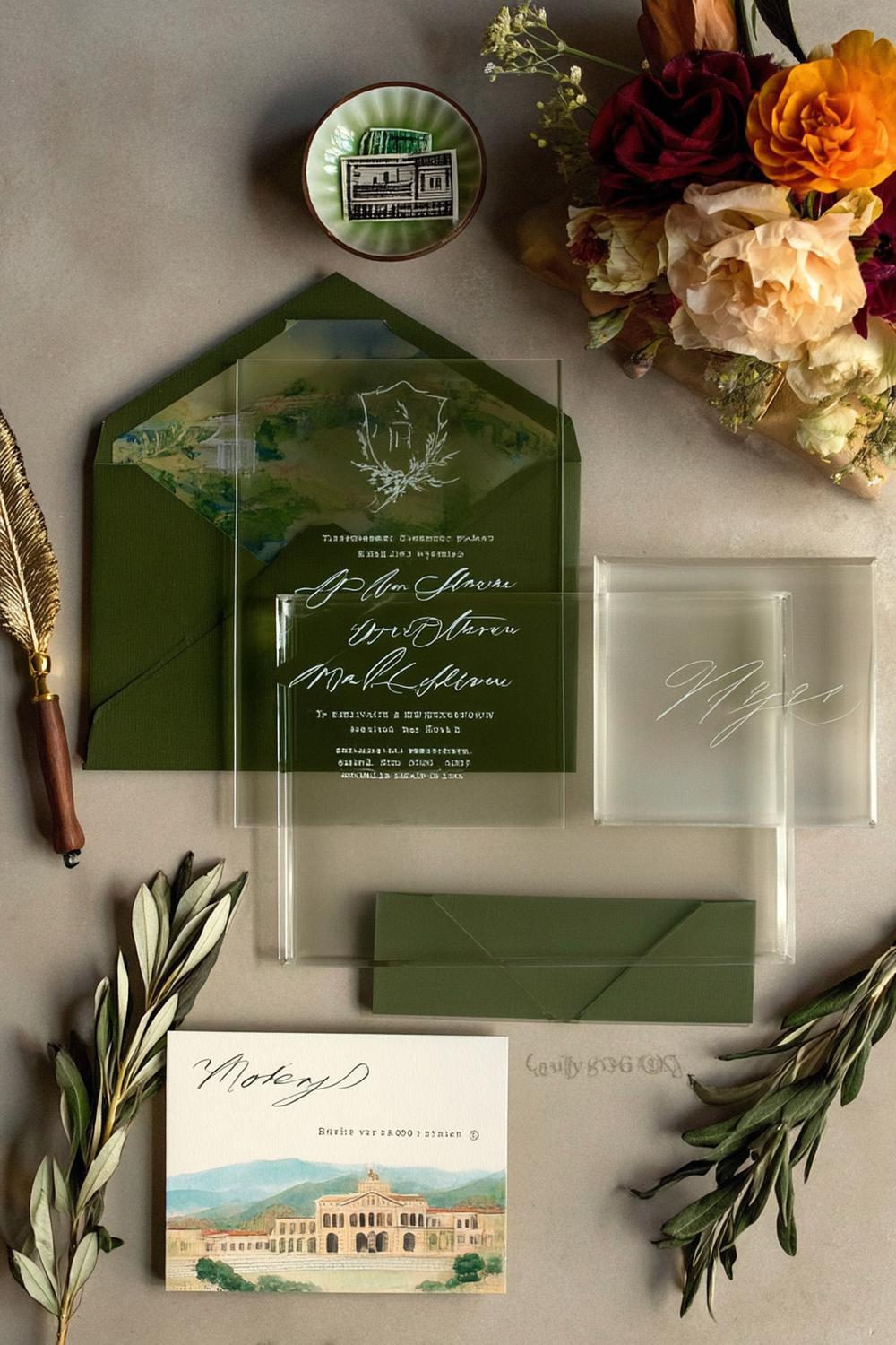 modern wedding invitations 1
