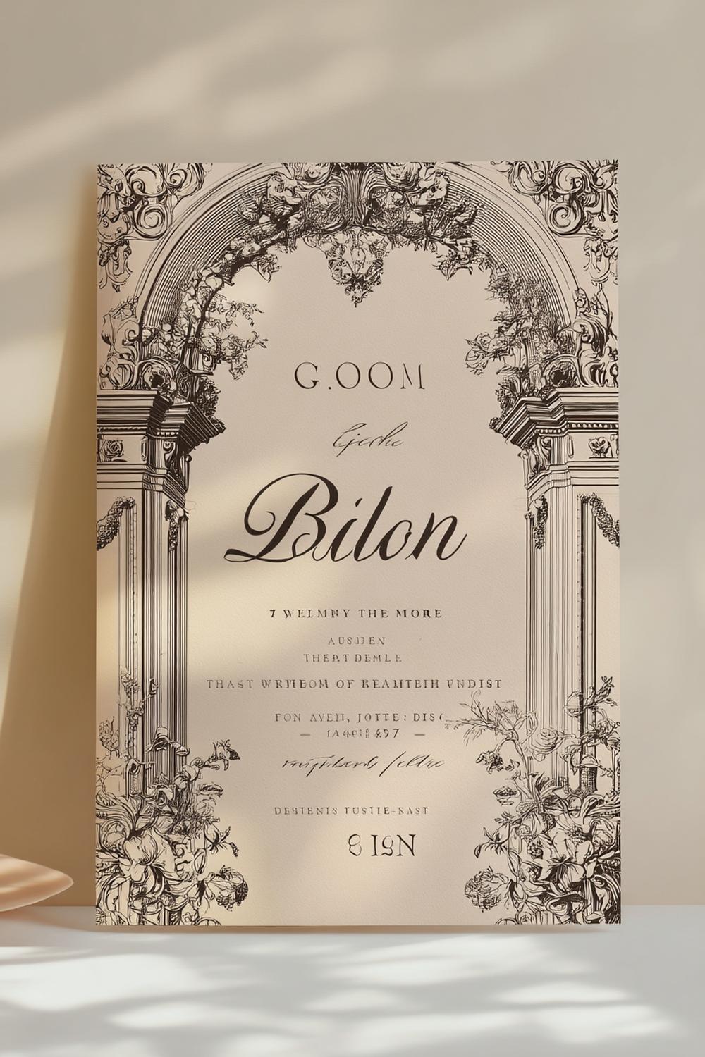 wedding invitation card design 1
