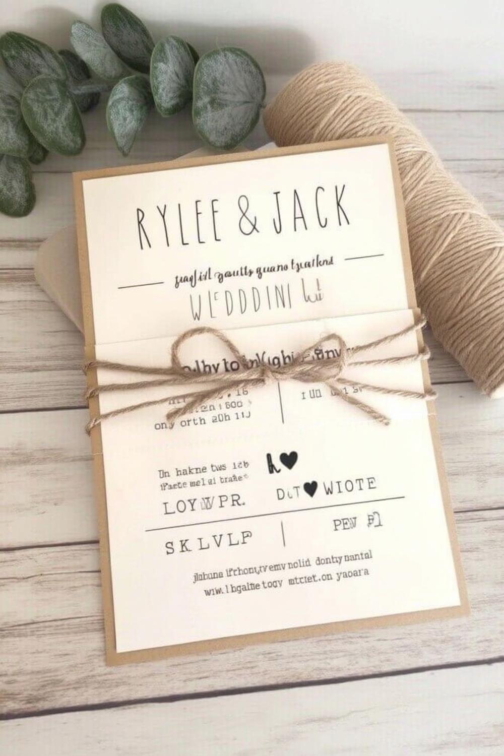 wedding invitation card design 2