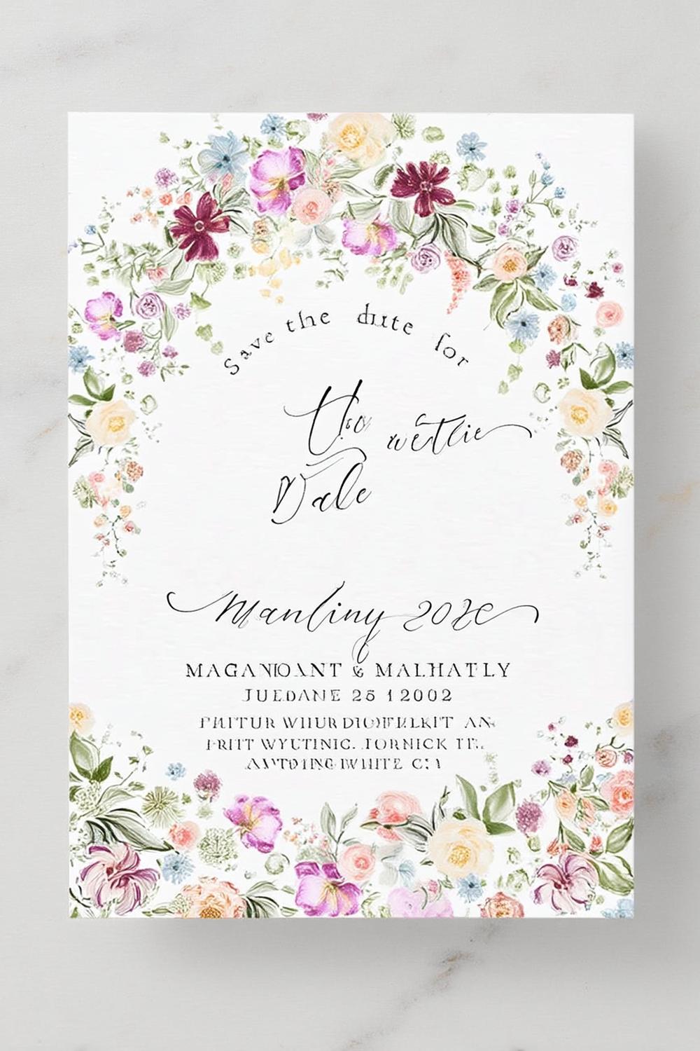 wedding invitation card design 3