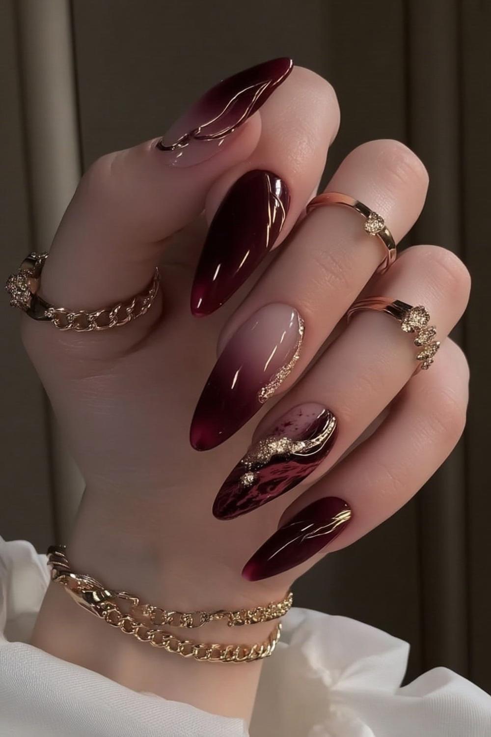 Deep Wine Elegance