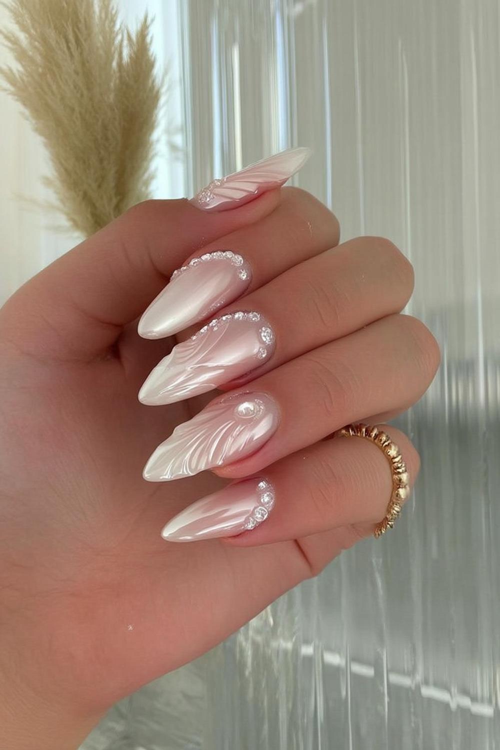 Ethereal Chrome Swirls