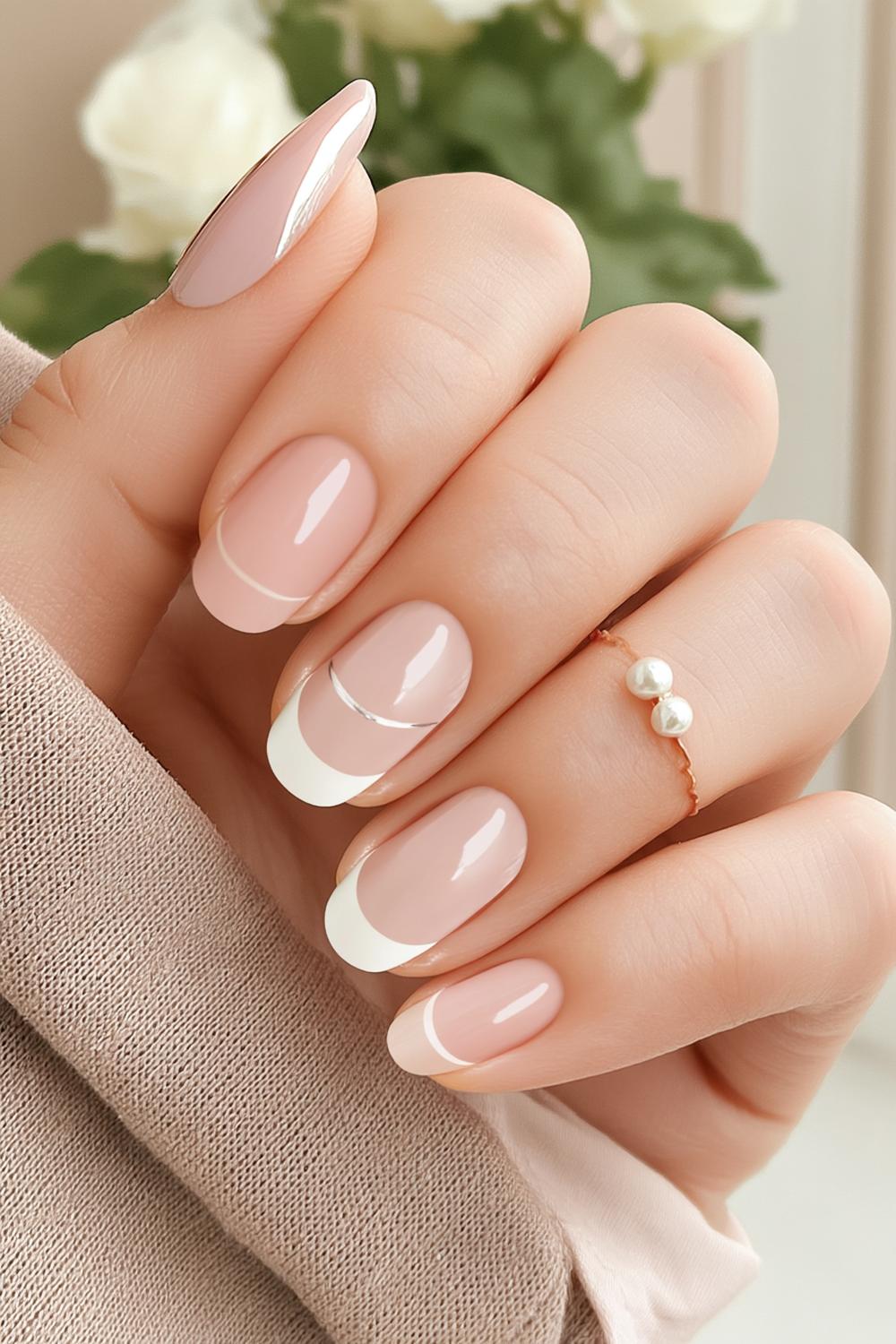 Pearl French Tips