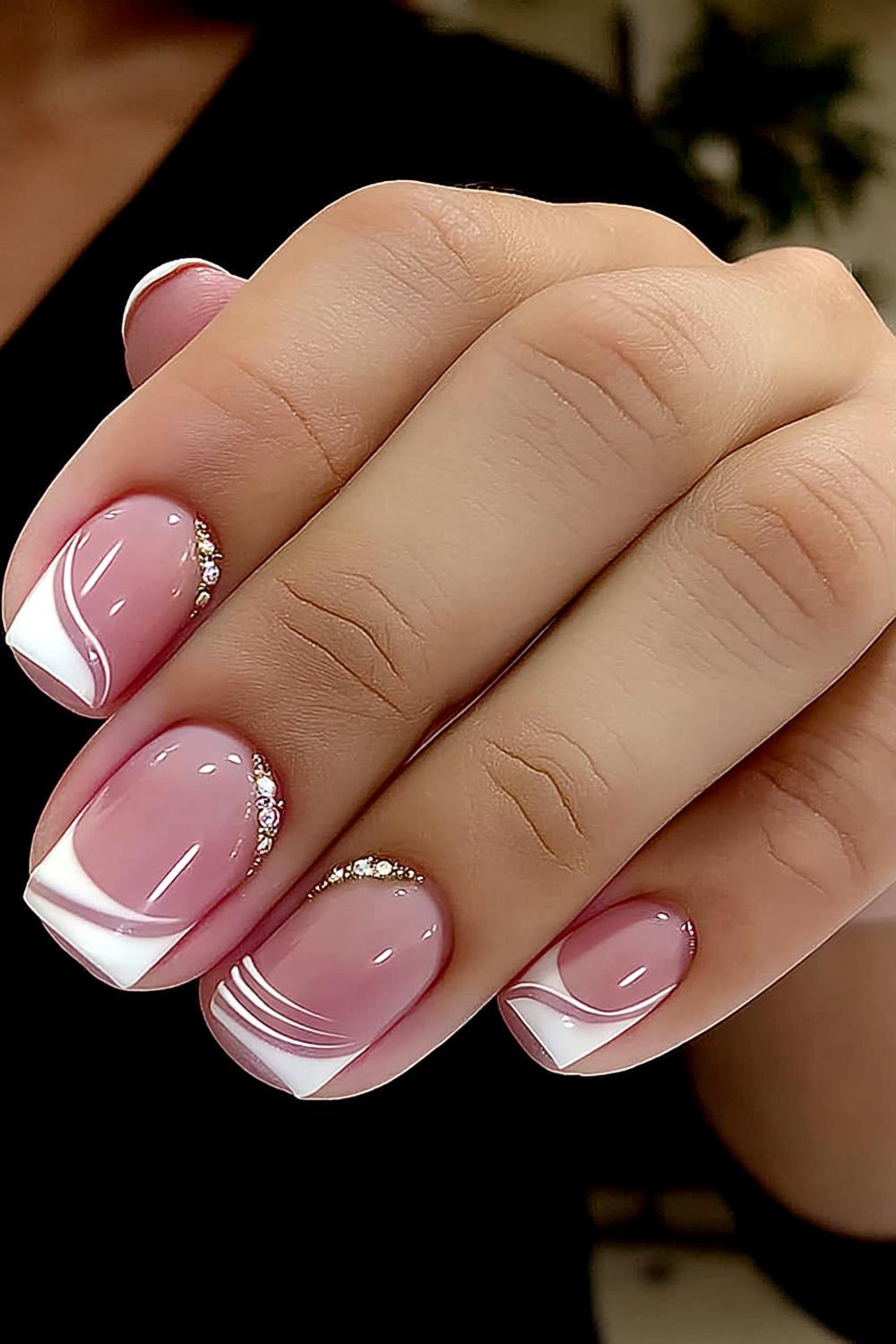 Swirl French Tips