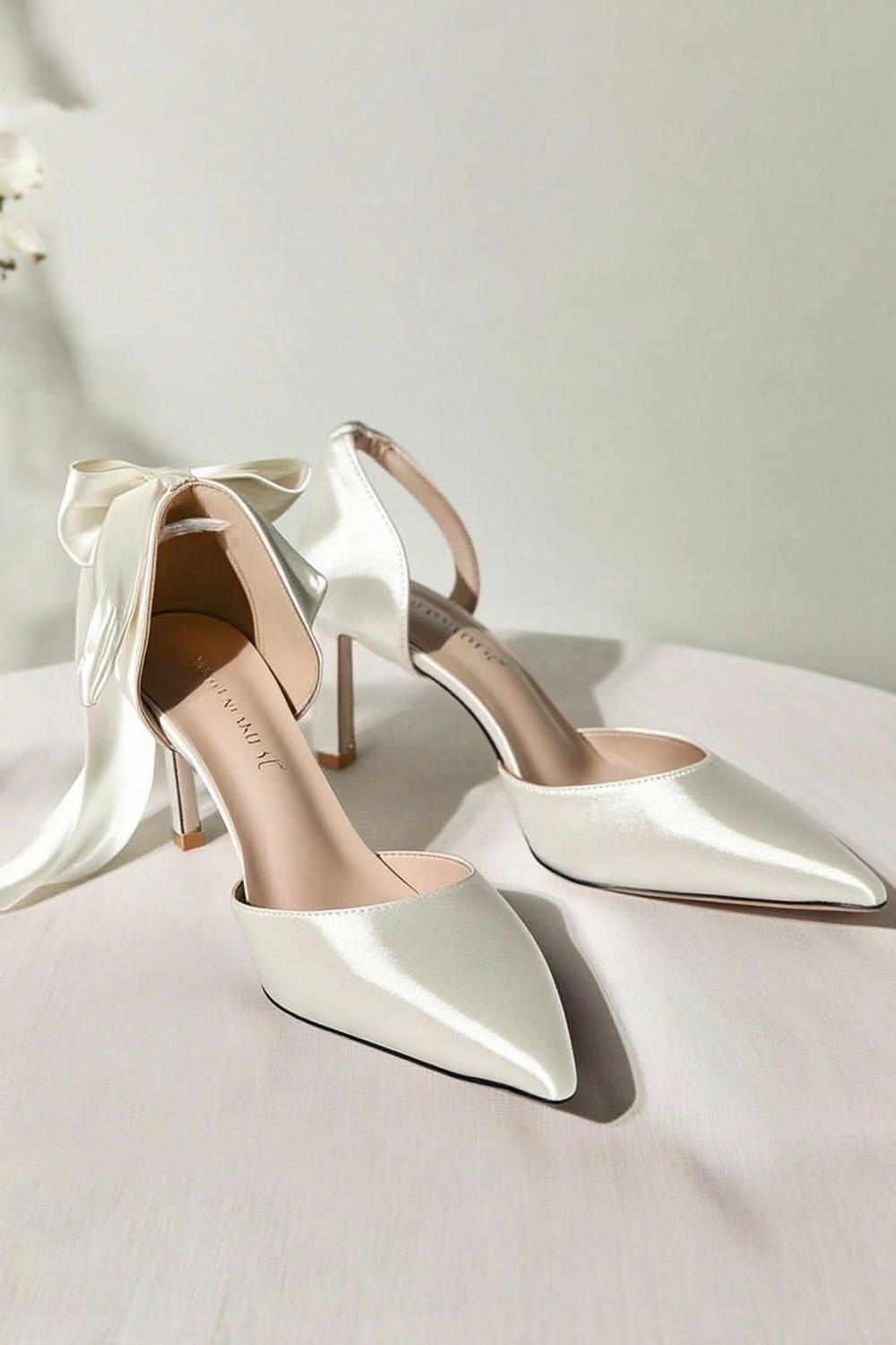Satin Pointed Toe Perfection
