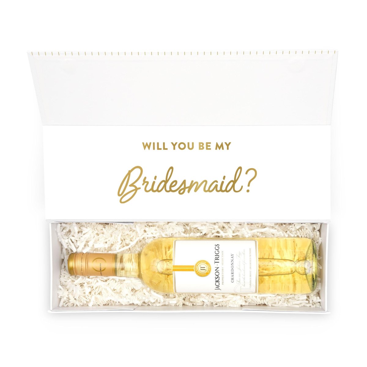 Wine celebration bridesmaid gift box
